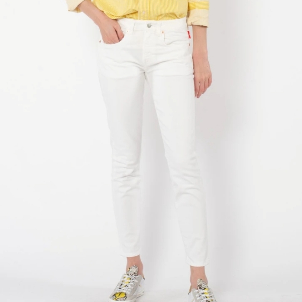 DENIMIST FERN RELAX SKINNY JEAN white